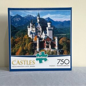 Buffalo Games Majestic Castles 750 pc Puzzle - Neuschwanstein Castle, Bavaria